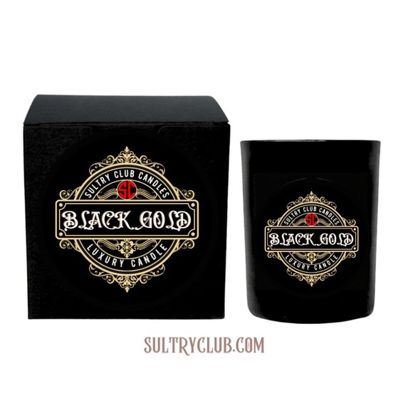Black Gold Soy Candle - Picture 2 of 10